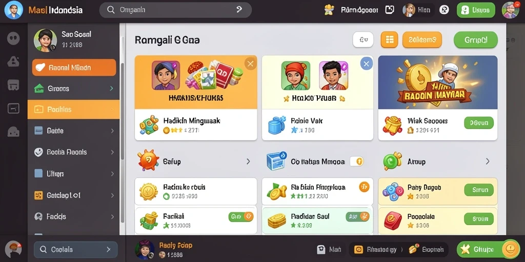 Menu promosi yang mudah diakses pada aplikasi 98TOTO.