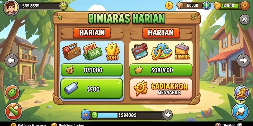 Menampilkan kompetisi seru antara pemain.
