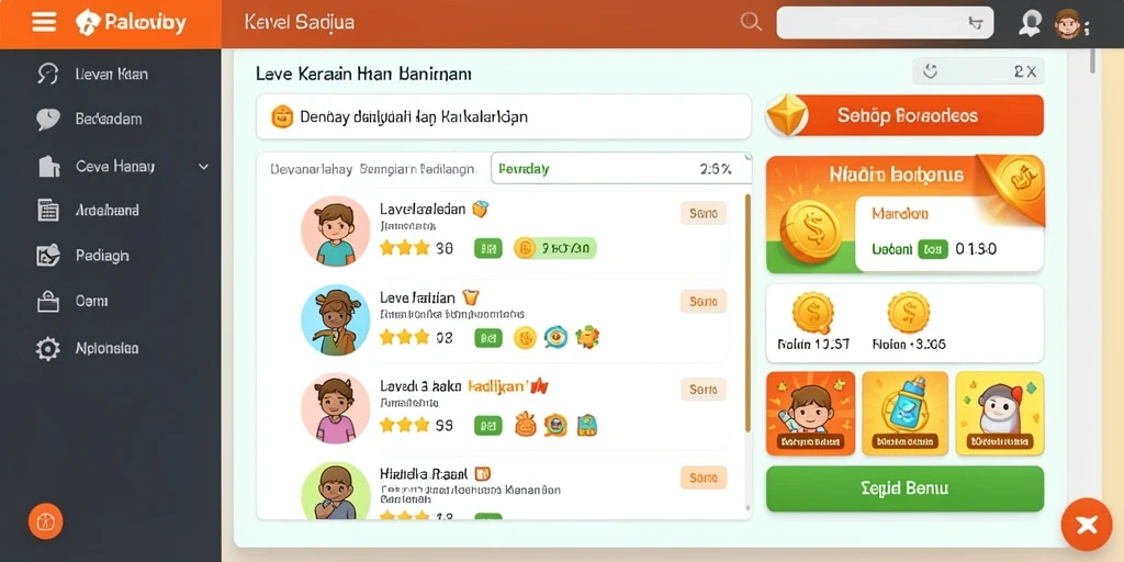 Fitur komunitas aktif yang mendukung interaksi pemain.